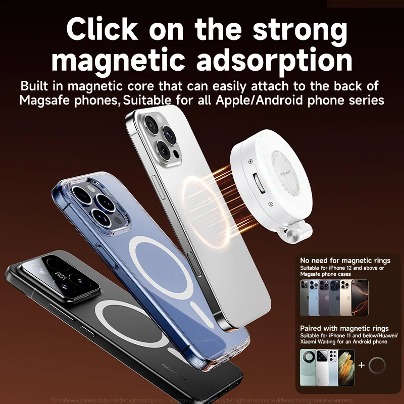 Photography Lighting Product - ضوء ملء سيلفي LED لهاتف Magsafe،