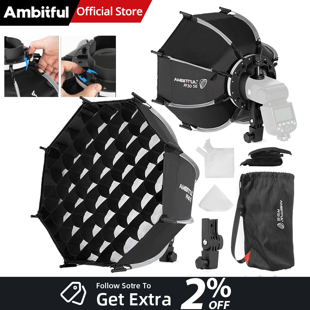 Photography Lighting Diffuser - AMBITFUL PF30/PF40 30 سم / 40