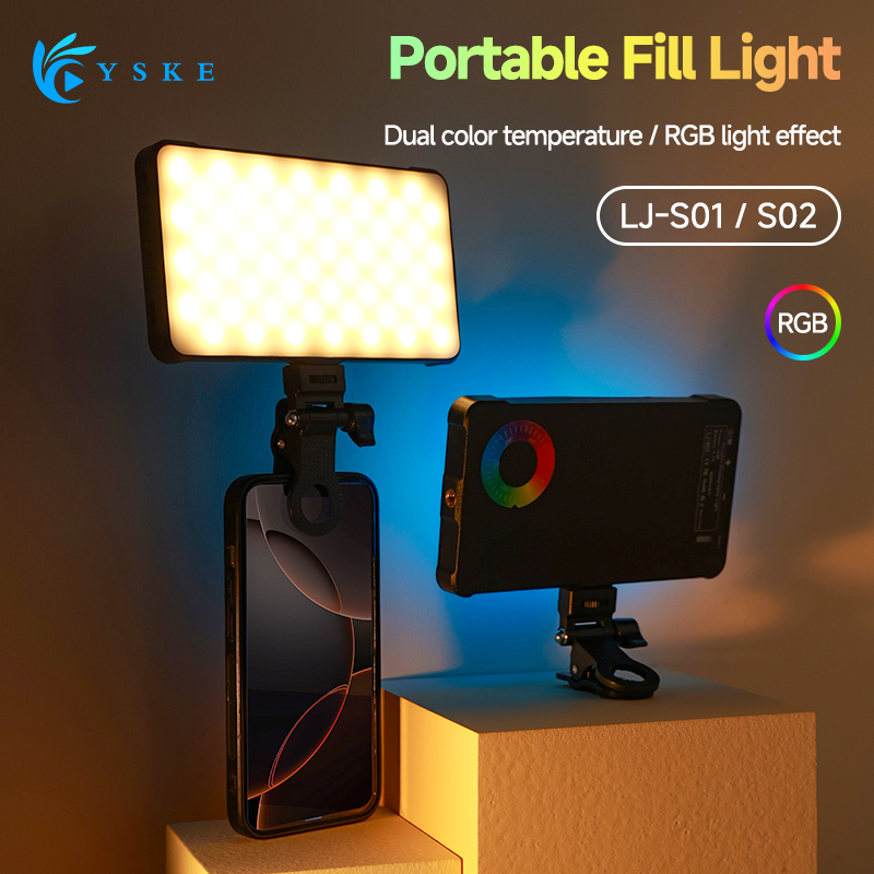 Photography Lighting Product - مشبك إضاءة الفيديو RGB LED للجيب