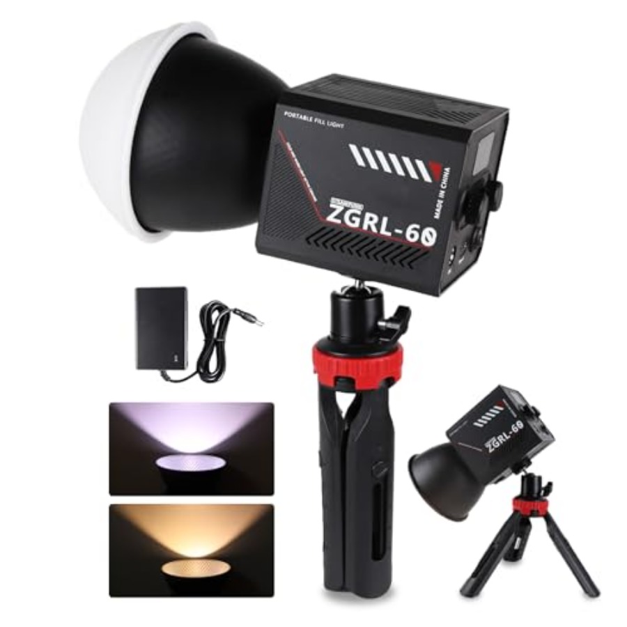 Photography Lighting Handheld - ضوء فيديو LED محمول بقوة 60