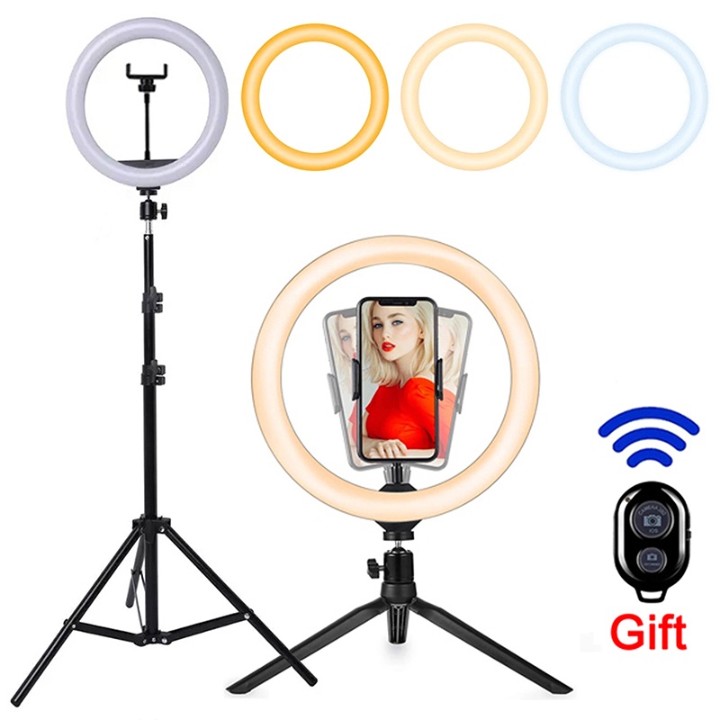 Photography Lighting Overhead - إضاءة حلقية LED للسيلفي 16/26/33 سم