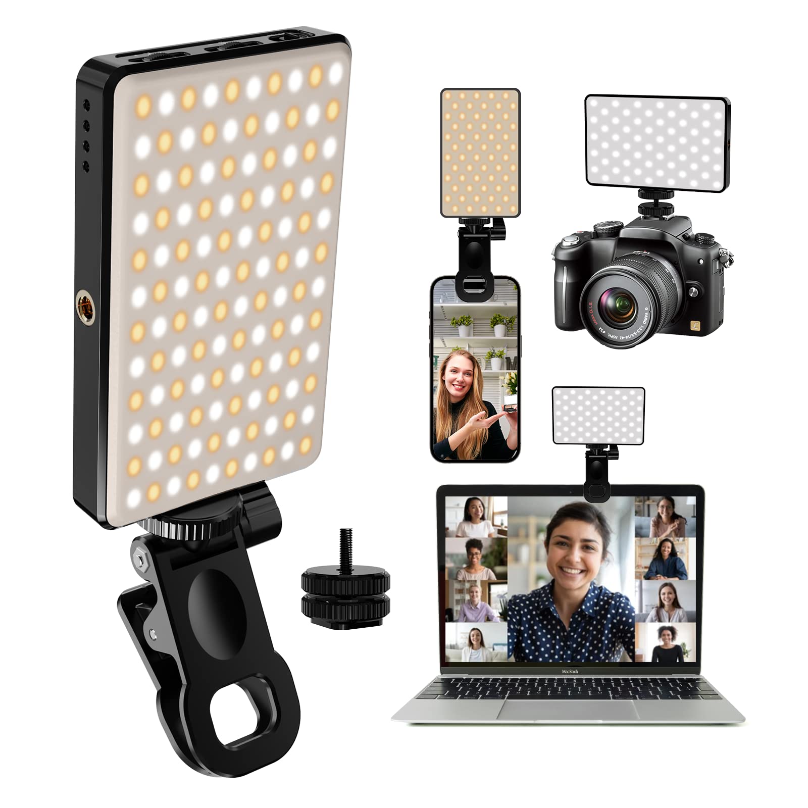 LED ضوء السيلفي 3000Mah 120 LE - مراجعة Photography Lighting Overhead وسعره