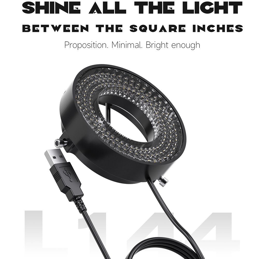 مصباح حلقي LED للميكروسكوب طرا - مراجعة Photography Lighting Circle وسعره