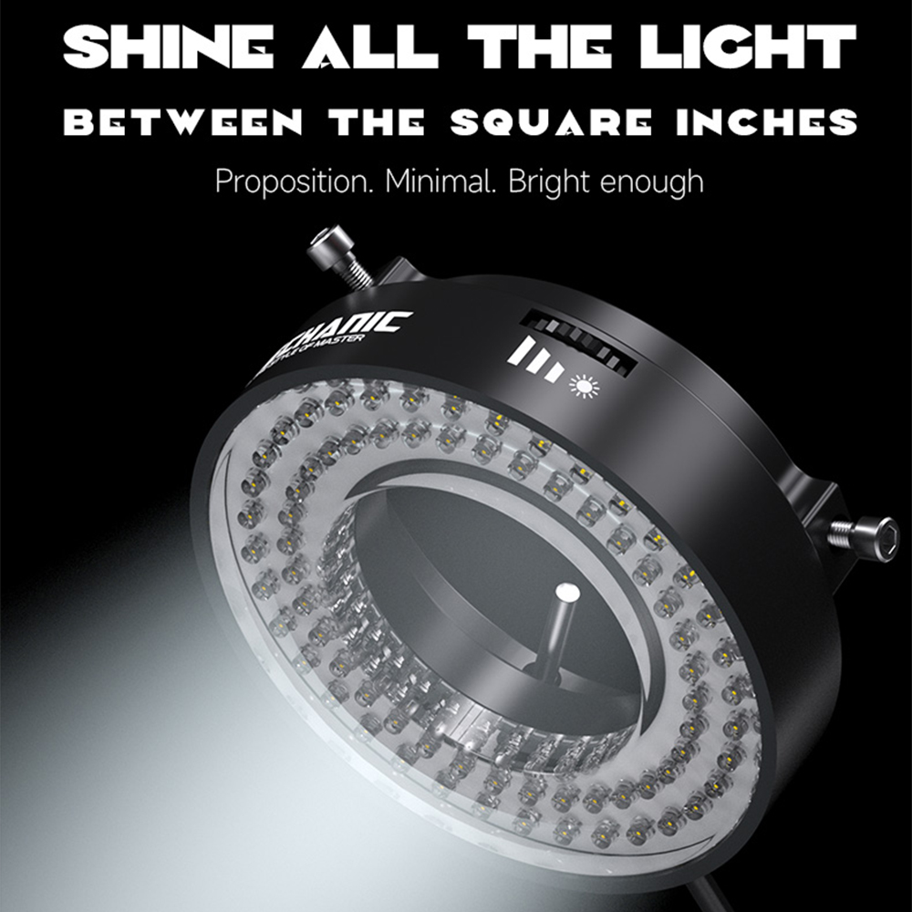 مصباح حلقي LED للميكروسكوب طرا - مراجعة Photography Lighting Circle وسعره