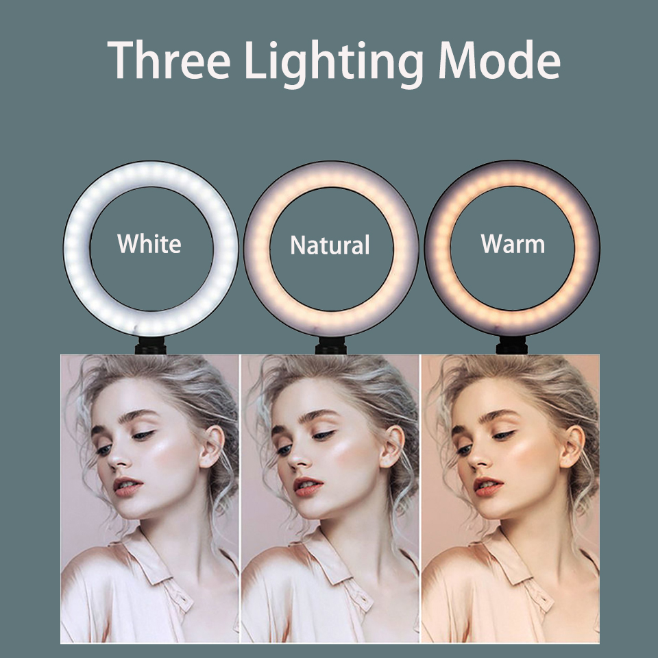 6 بوصة حلقة الضوء مع ترايبود L - مراجعة Photography Lighting Overhead وسعره