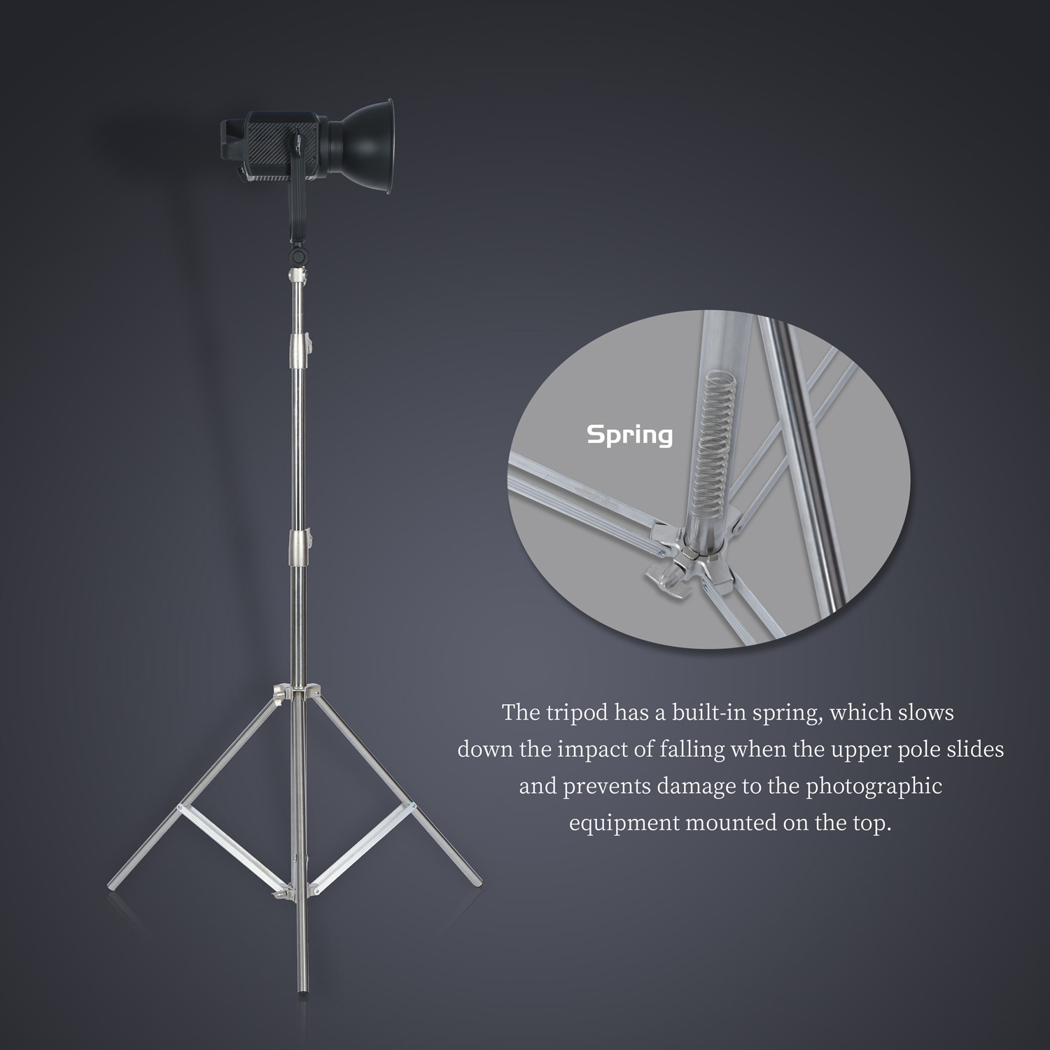 SH 2.8M الفولاذ المقاوم للصدأ  - مراجعة Photography Lighting Product وسعره