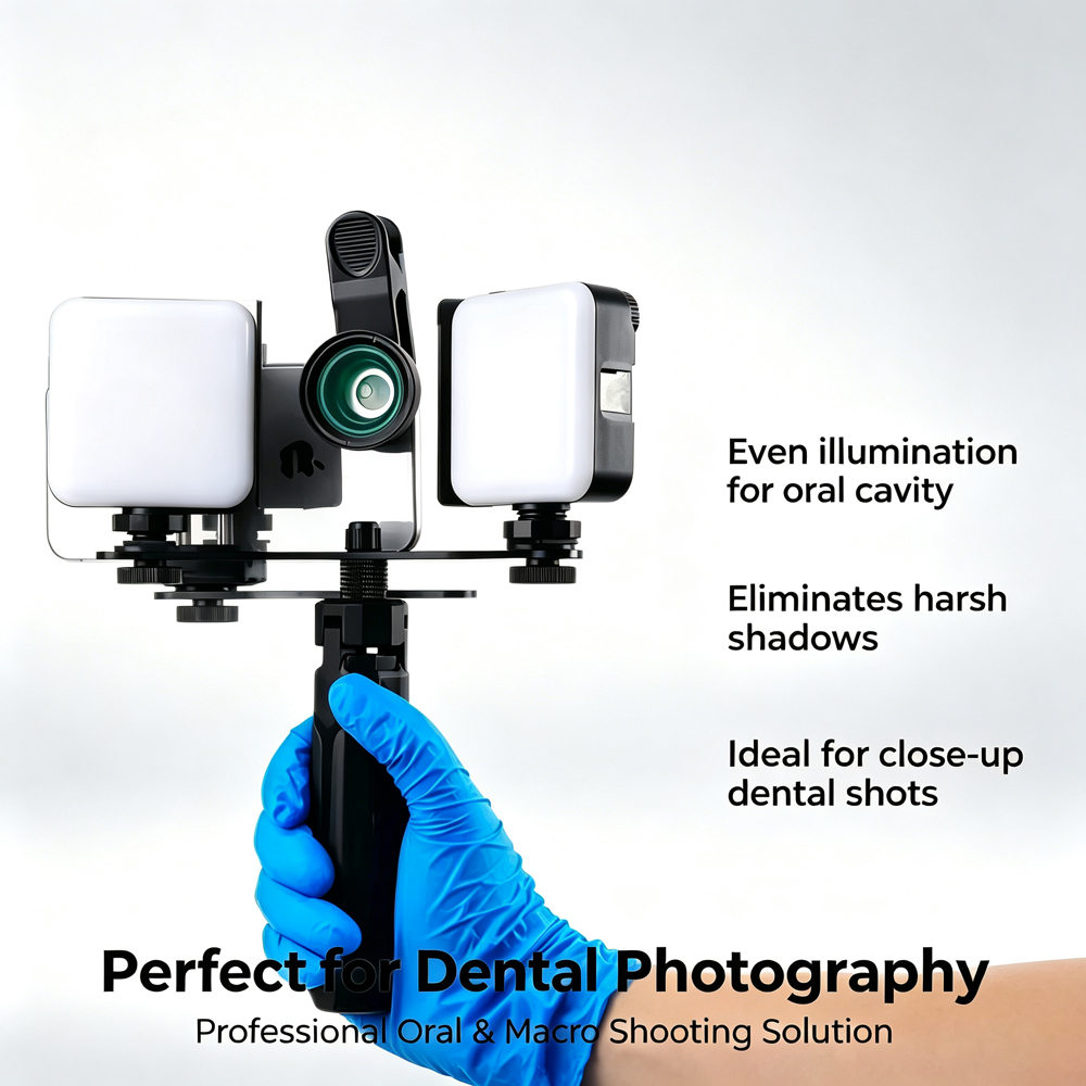 ضوء ملء الأسنان مع بلوتوث ، فل - مراجعة Photography Lighting Equipment وسعره