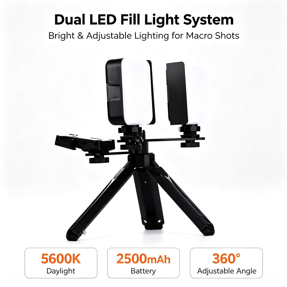ضوء ملء الأسنان مع بلوتوث ، فل - مراجعة Photography Lighting Equipment وسعره