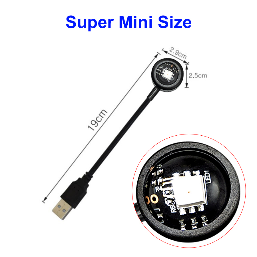 مصباح LED بمنفذ USB لعرض غروب  - مراجعة Photography Lighting Diy وسعره