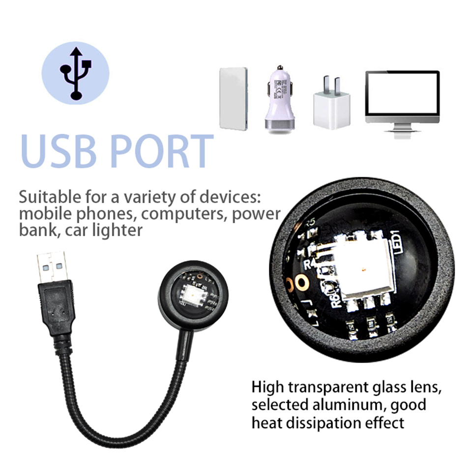 مصباح LED بمنفذ USB لعرض غروب  - مراجعة Photography Lighting Diy وسعره