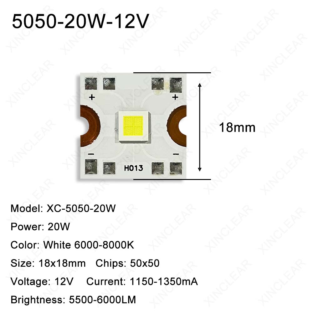 رقاقة LED SMD 5050 7070 20 وات - مراجعة Photography Lighting Diy وسعره