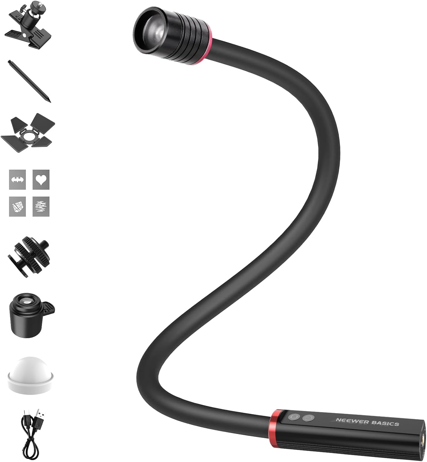 نيور بيسكس ML01 ضوء LED بمنفذ  - مراجعة Photography Lighting Basics وسعره