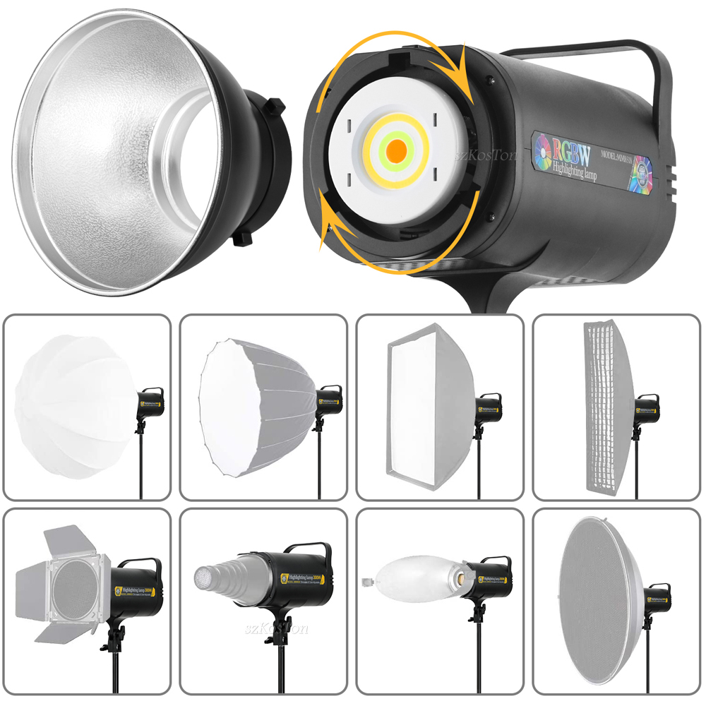 RGB مصباح ليد الفيديو الضوئي ا - مراجعة Photography Lighting Outdoor وسعره