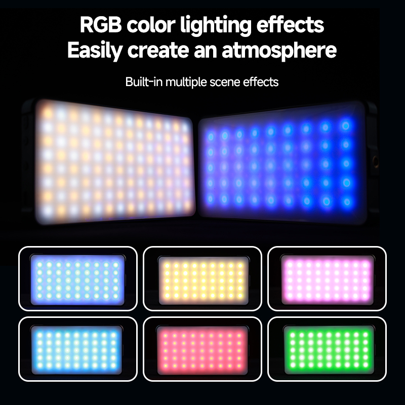 مشبك إضاءة الفيديو RGB LED للج - مراجعة Photography Lighting Product وسعره