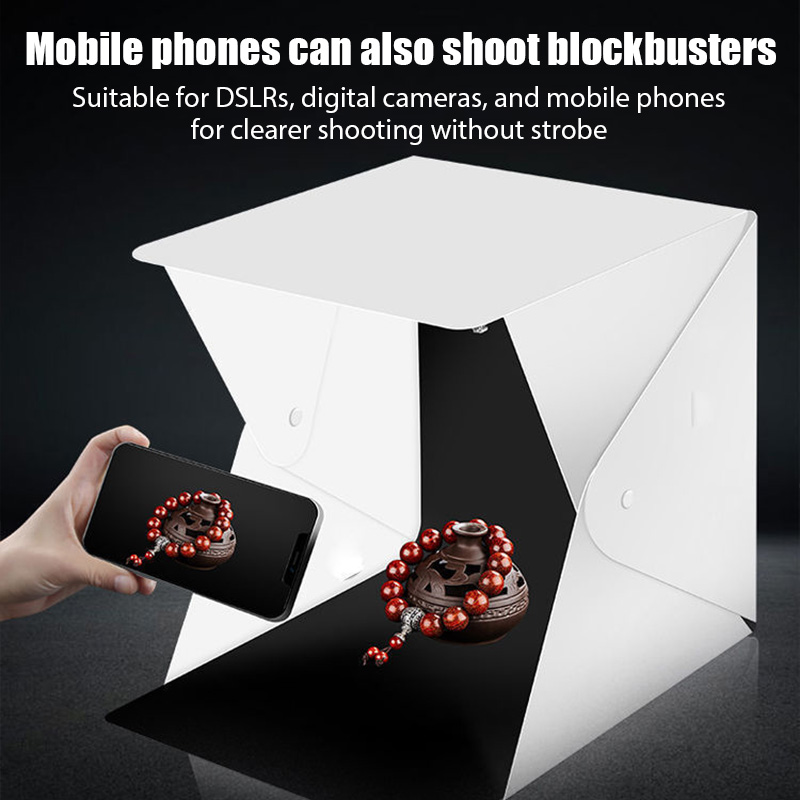 صندوق إضاءة قابل للطي، خيمة اس - مراجعة Photography Lighting Handheld وسعره