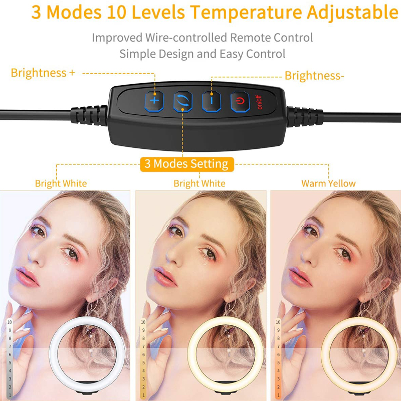 ضوء فيديو دائري LED قابل للتعت - مراجعة Photography Lighting Overhead وسعره