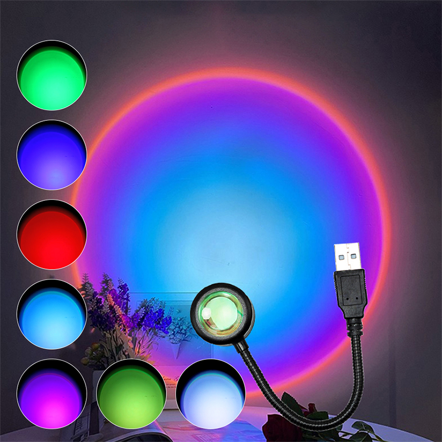 مصباح LED صغير بتأثير غروب الش - مراجعة Photography Lighting Diy وسعره