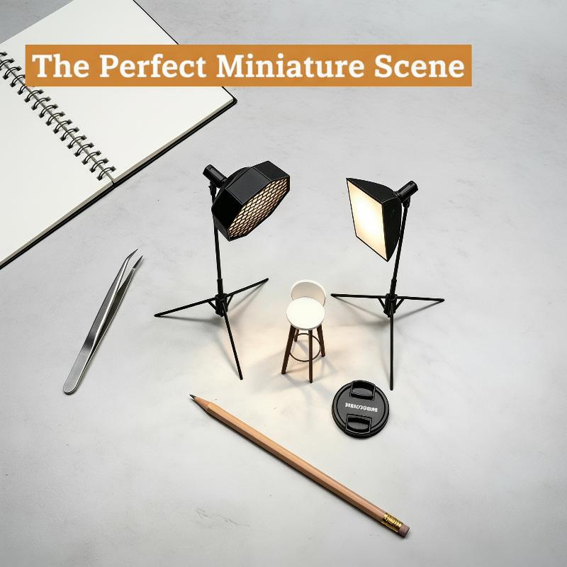 مجموعة إكسسوارات استوديو مصغر  - مراجعة Photography Lighting Layout وسعره