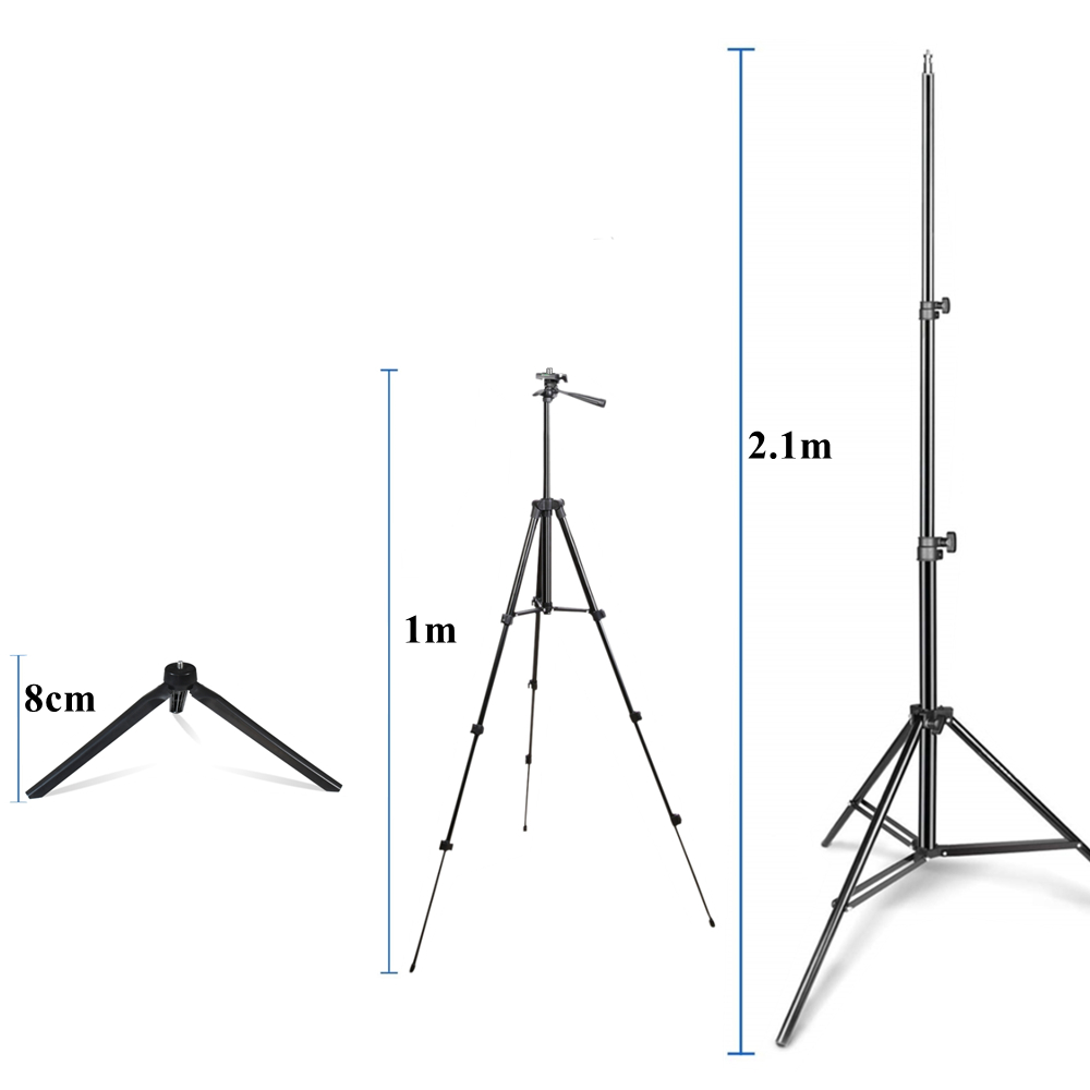 ضوء حلقي RGB مقاس 10 بوصات مع  - مراجعة Photography Lighting Overhead وسعره