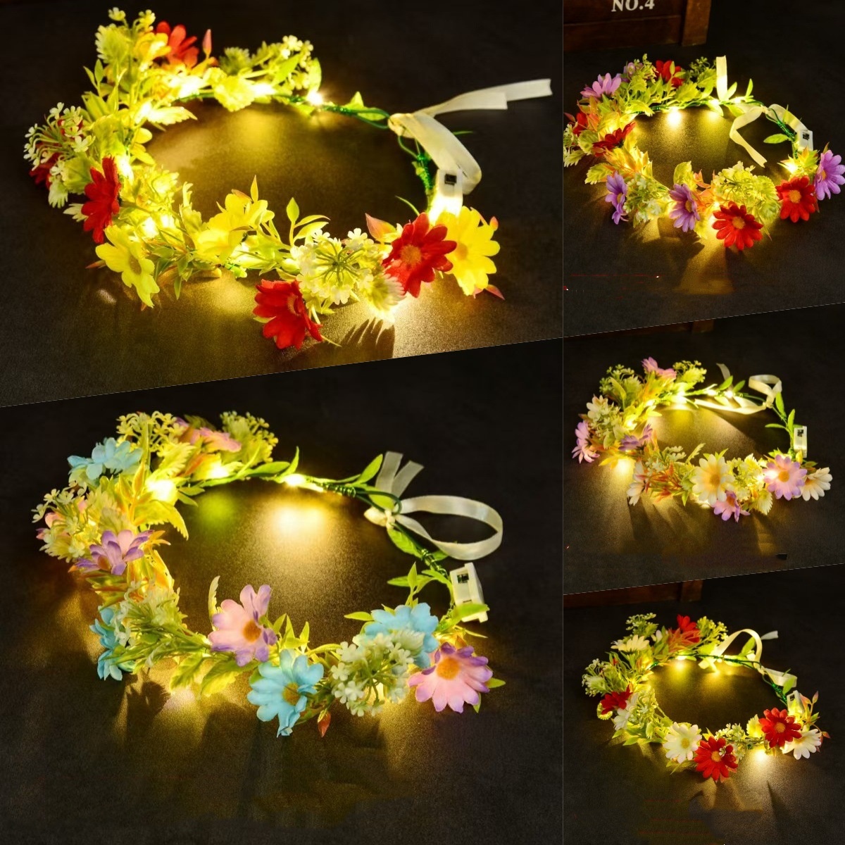 إكليل زهور مضيء بإضاءة LED، عص - مراجعة Photography Lighting Equipment وسعره