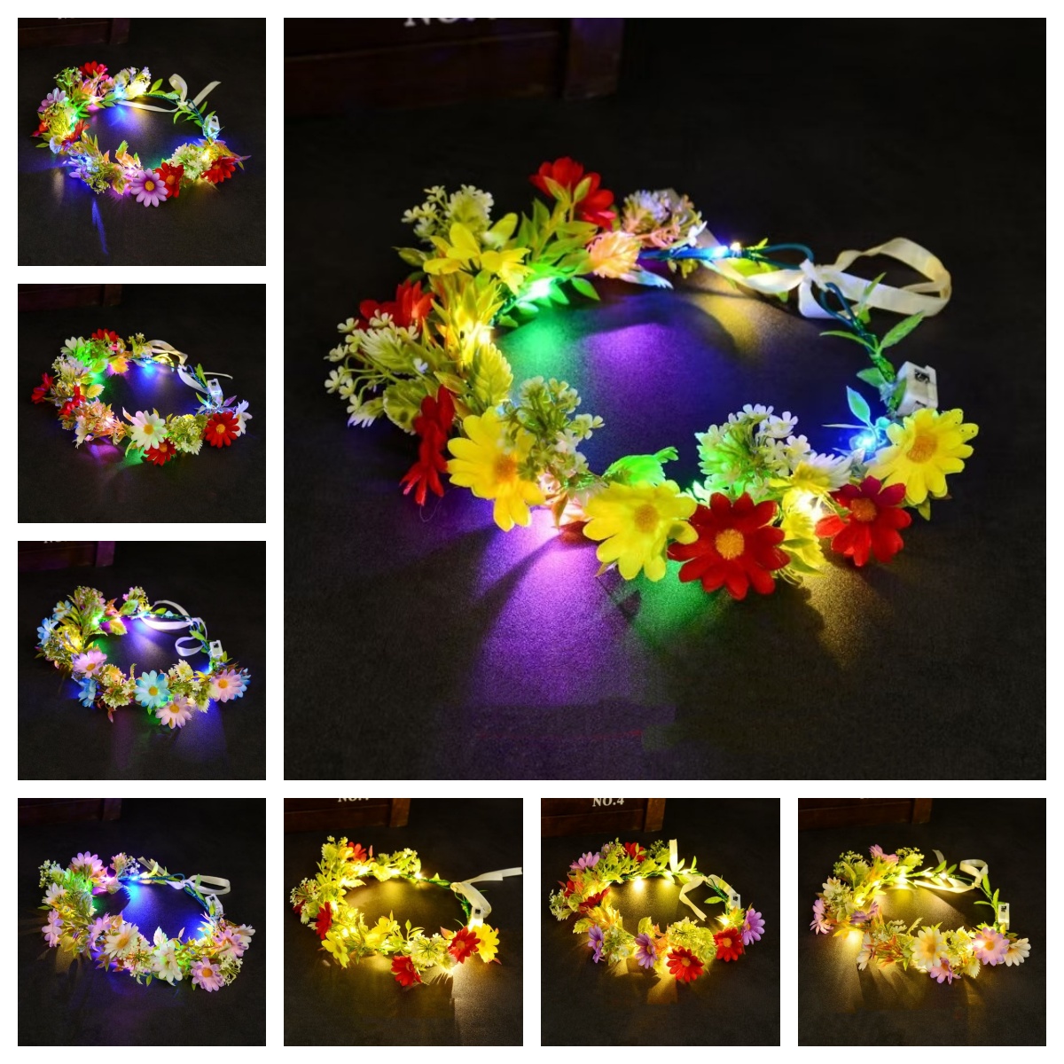 إكليل زهور مضيء بإضاءة LED، عص - مراجعة Photography Lighting Equipment وسعره