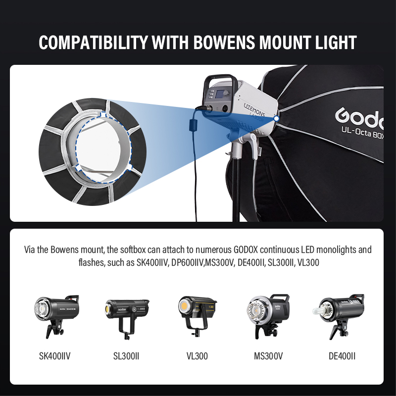 صندوق إضاءة جودوكس UL-Octa بمق - مراجعة Photography Lighting Diffuser وسعره