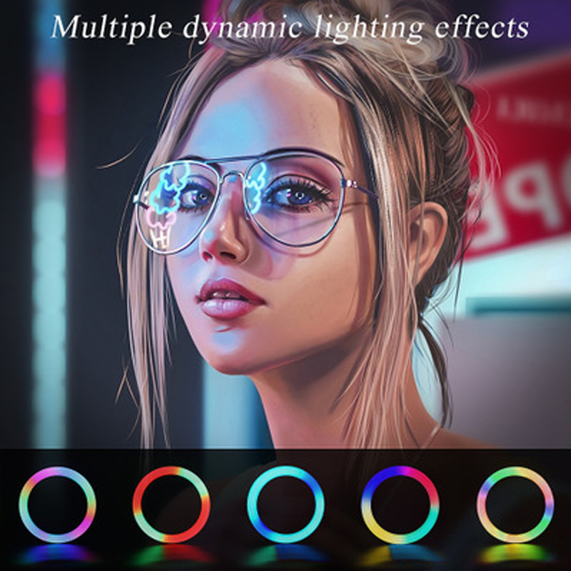 13 بوصة RGB Led Selfie مصباح م - مراجعة Photography Lighting Overhead وسعره