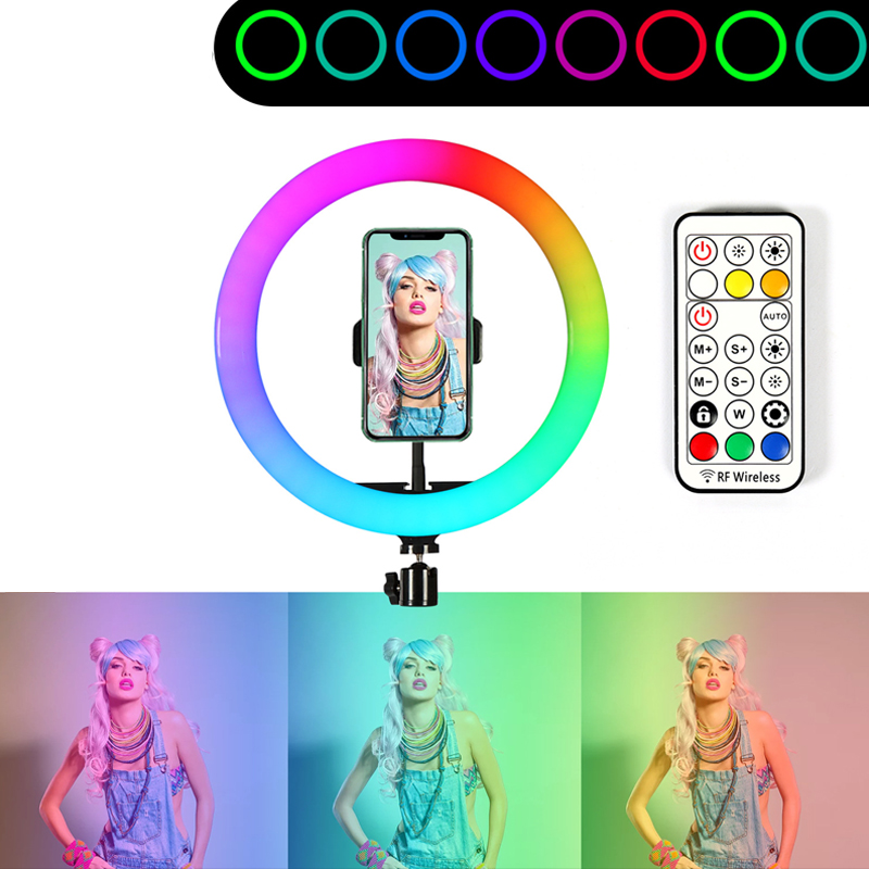 13 بوصة RGB Led Selfie مصباح م - مراجعة Photography Lighting Overhead وسعره