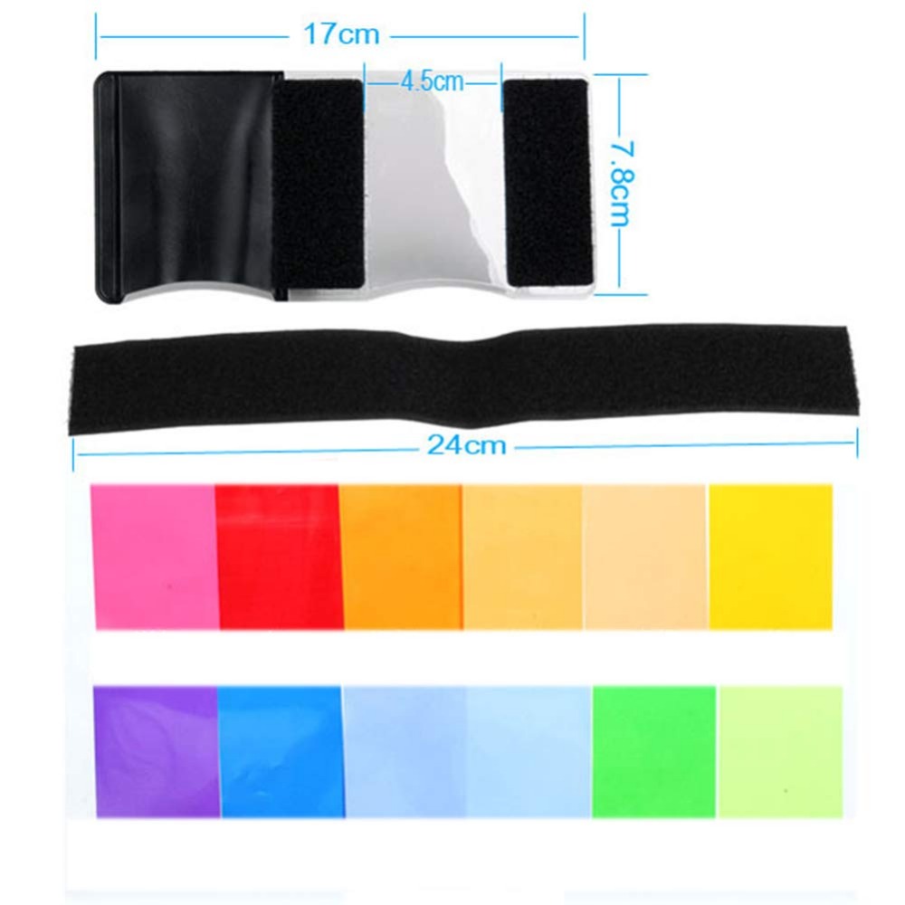 طقم فلاتر إضاءة للكاميرا بـ 12 - مراجعة Photography Lighting Diy وسعره