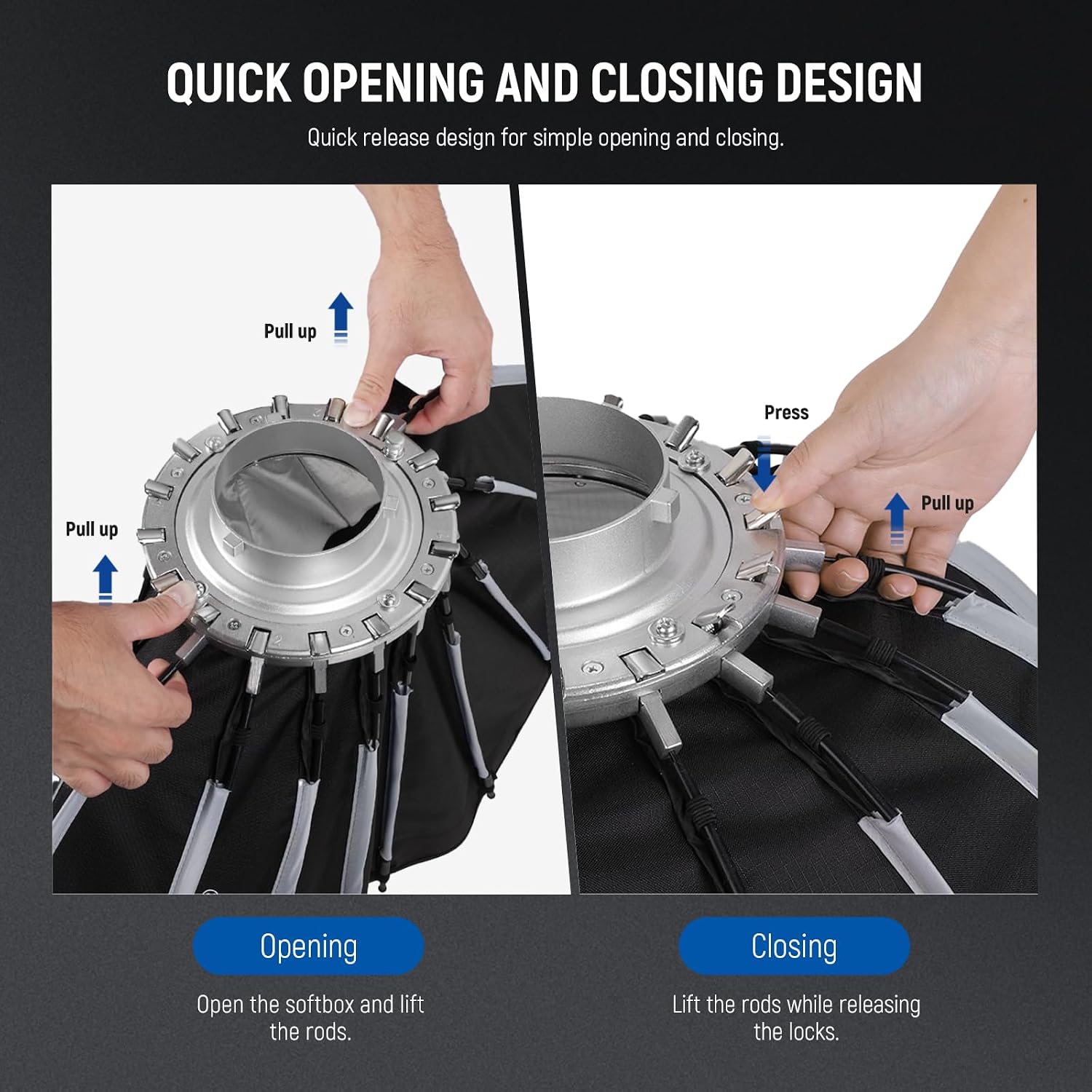 صندوق إضاءة بارابولي مع قاعدة  - مراجعة Photography Lighting Diffuser وسعره
