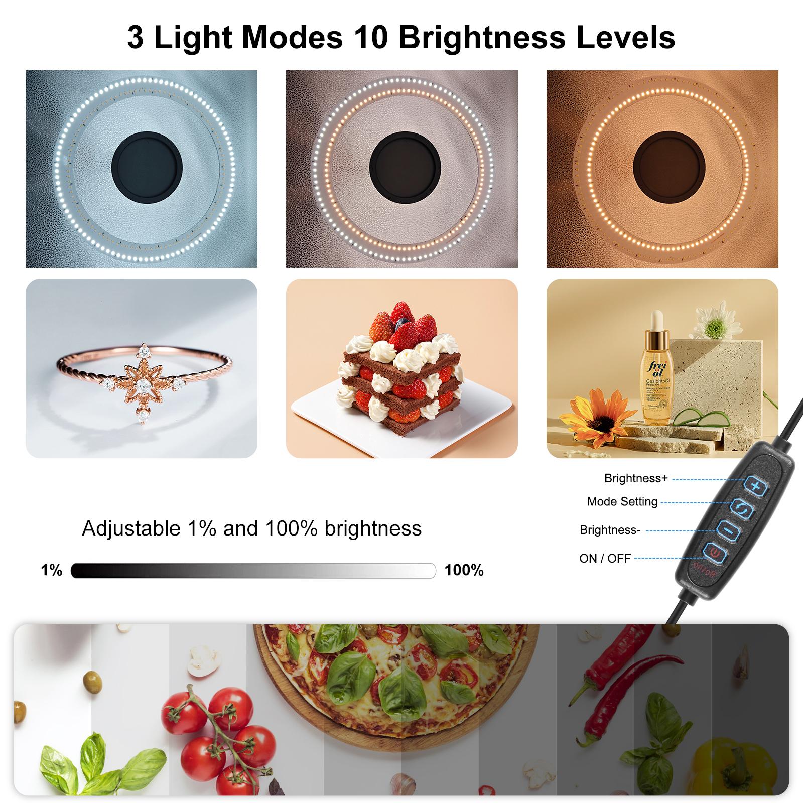 PULUZ إضاءة حلقية محمولة قابلة - مراجعة Photography Lighting Types وسعره