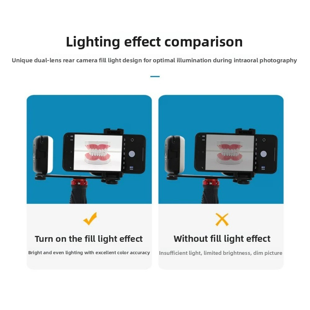 ضوء تصوير الأسنان، فلاش LED بل - مراجعة Photography Lighting Basics وسعره