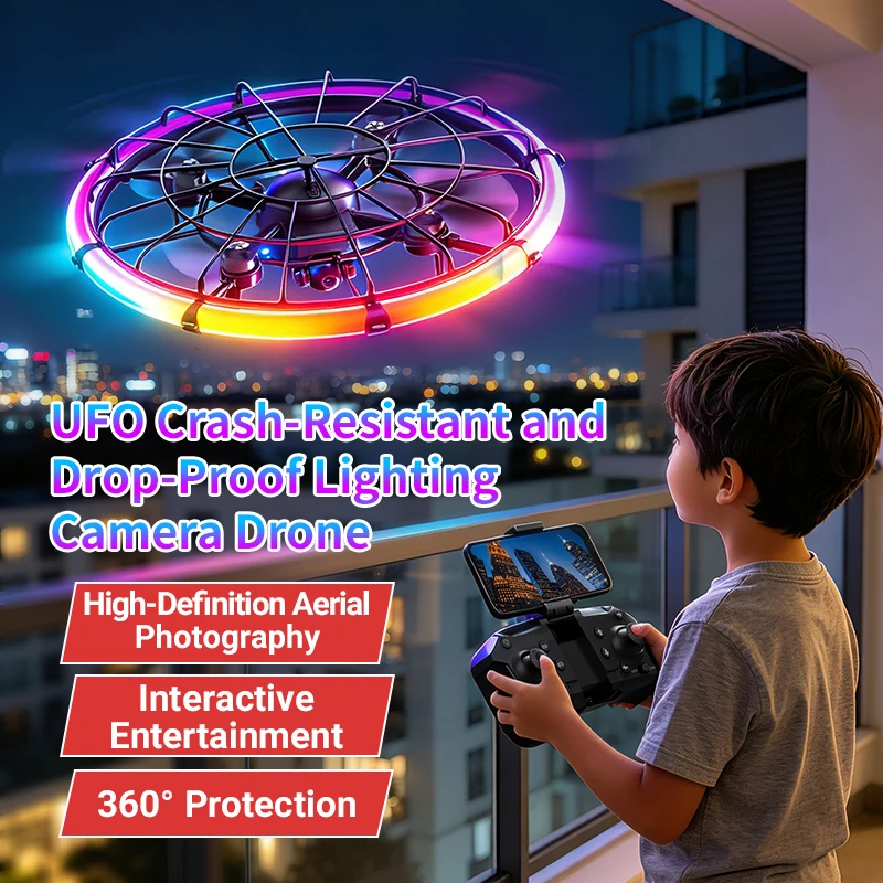 طائرة JJRC H145 UFO RC بدون طي - مراجعة Photography Lighting Outdoor وسعره