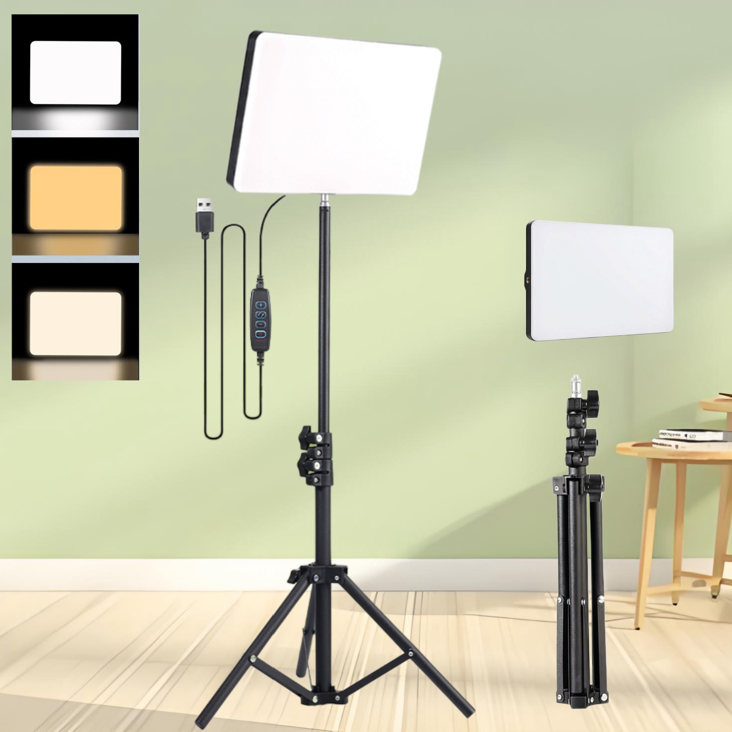 مجموعة إضاءة حلقية للبث المباش - مراجعة Photography Lighting Product وسعره