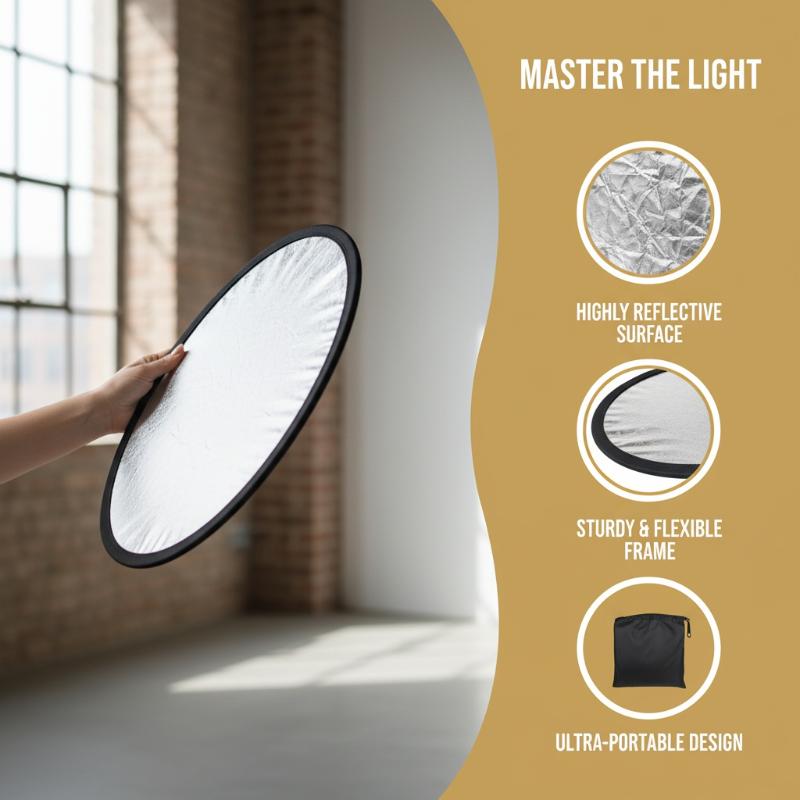 عاكس ضوء دائري 5 في 1 قابل للط - مراجعة Photography Lighting Outdoor وسعره
